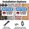 Signmission No Cameras No Photos No Videos, 10 in W x Rectangle, Plastic OS-2PACK-NS-P-710-L-14402 - alternate 2